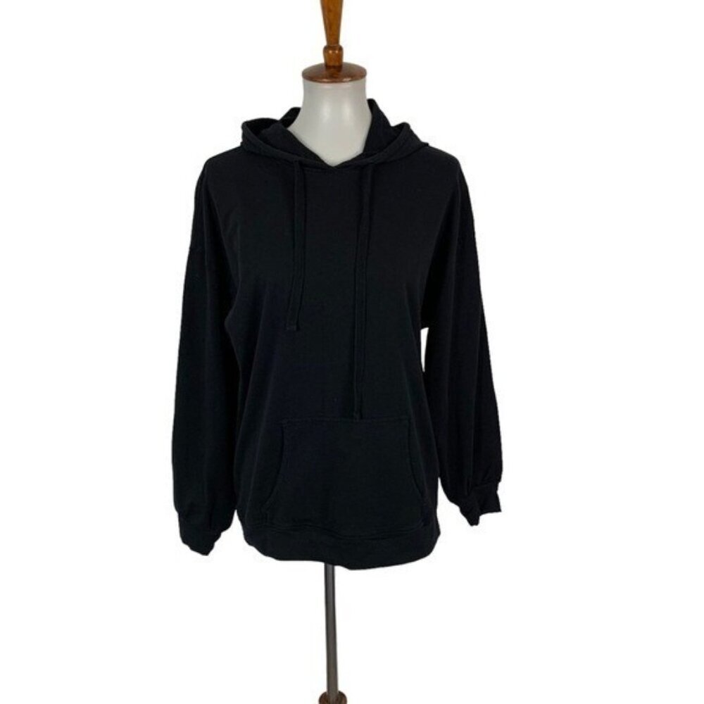 Open Edit Hoodie XS Black Oversized Streetwear Lounge‎ Athleisure Cozy